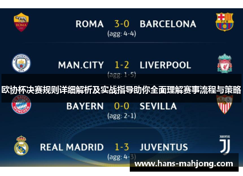 欧协杯决赛规则详细解析及实战指导助你全面理解赛事流程与策略